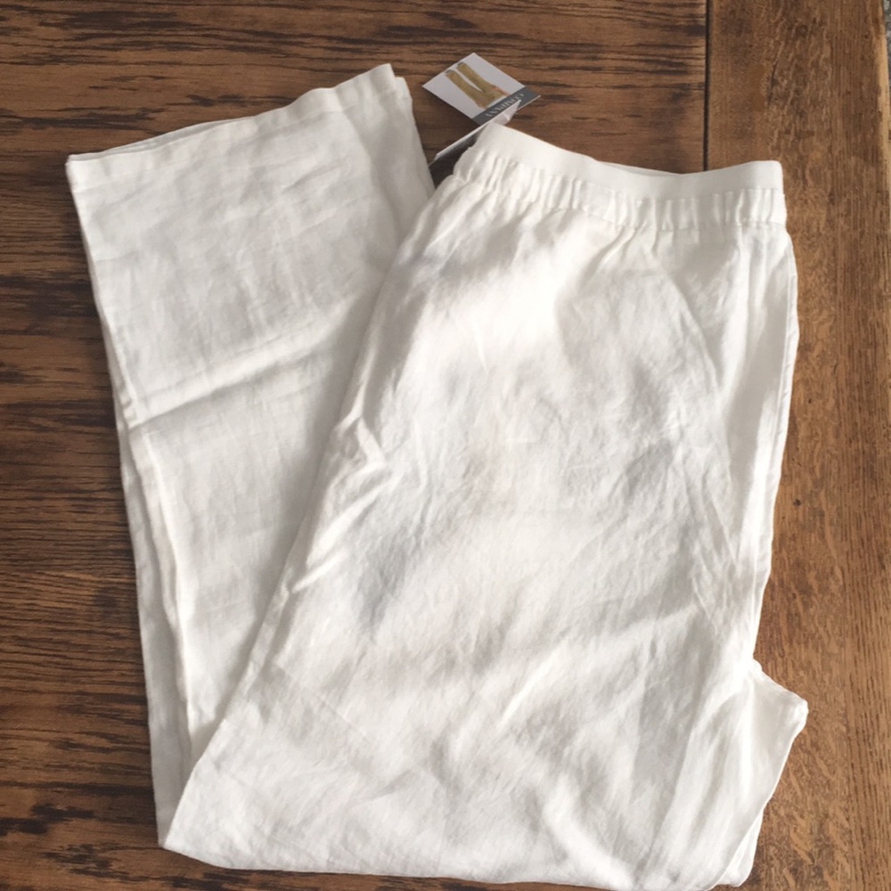 White Linen Pants